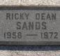 OK, Grove, Olympus Cemetery, Headstone, Sands, Ricky Dean