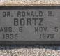 OK, Grove, Olympus Cemetery, Headstone, Bortz, Ronald H. Dr.