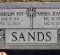 OK, Grove, Olympus Cemetery, Headstone, Sands, Harrison Roy & Rheba Juanita