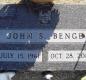 OK, Grove, Olympus Cemetery, Headstone, Benge, John S.