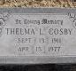 OK, Grove, Olympus Cemetery, Headstone, Cosby, Thelma L.