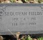 OK, Grove, Olympus Cemetery, Headstone, Fields, Sequoyah