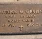 OK, Grove, Olympus Cemetery, Military Headstone, O'Brien, Patrick M.