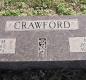 OK, Grove, Olympus Cemetery, Headstone, Crawford, Francis M. & Hyda G.