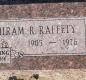 OK, Grove, Olympus Cemetery, Headstone, Raffety, Hiram R.