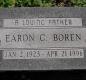OK, Grove, Olympus Cemetery, Headstone, Boren, Earon Calvin