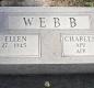 OK, Grove, Olympus Cemetery, Headstone, Webb, Charles William "Bill" & Jane Ellen