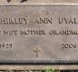 OK, Grove, Olympus Cemetery, Headstone, Uyal, Shirley Ann