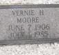OK, Grove, Olympus Cemetery, Headstone, Moore, Vernie H.