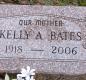 OK, Grove, Buzzard Cemetery, Bates, Kelly Headstone