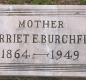 OK, Grove, Buzzard Cemetery, Burchfiel, Harriet E. Headstone