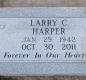 OK, Grove, Buzzard Cemetery, Harper, Larry C. Headstone