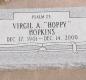 OK, Grove, Buzzard Cemetery, Hopkins, Virgil A. Headstone