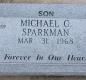 OK, Grove, Buzzard Cemetery, Sparkman, Michael C. Headstone
