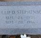 OK, Grove, Buzzard Cemetery, Stephenson, Phillip D. Headstone