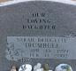 OK, Grove, Buzzard Cemetery, Trumbull, Sarah B. Headstone