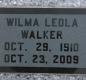 OK, Grove, Buzzard Cemetery, Walker, Wilma Leola Headstone