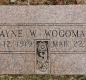 OK, Grove, Buzzard Cemetery, Wogoman, Wayne W. Headstone