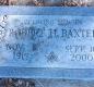OK, Grove, Buzzard Cemetery, Baxter, Robert H. Headstone