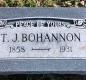 OK, Grove, Buzzard Cemetery, Bohannon, T. J. Headstone