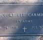 OK, Grove, Buzzard Cemetery, Carmical, Robert Lee Headstone