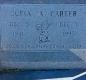 OK, Grove, Buzzard Cemetery, Carter, Julia A. Headstone