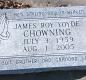 OK, Grove, Buzzard Cemetery, Chowning, James Roy Headstone