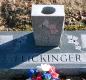 OK, Grove, Buzzard Cemetery, Flickinger, Herbert E. & Mary F. Headstone