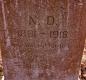 OK, Grove, Buzzard Cemetery, Howard, N. D. Headstone