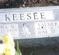 OK, Grove, Buzzard Cemetery, Keesee, Valner D. & Martha N. Headstone