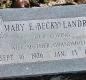 OK, Grove, Buzzard Cemetery, Landrum, Mary E. Headstone