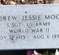 OK, Grove, Buzzard Cemetery, Moore, Andrew Jessie Headstone