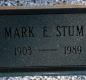 OK, Grove, Buzzard Cemetery, Stump, Mark E. Headstone