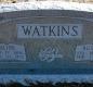 OK, Grove, Buzzard Cemetery, Watkins, Russel & Aline Headstone