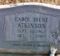 OK, Grove, Buzzard Cemetery, Atkinson, Carol Irene Headstone