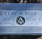 OK, Grove, Buzzard Cemetery, Babb, Clay Abbott Headstone