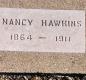 OK, Grove, Buzzard Cemetery, Hawkins, Nancy Headstone