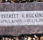 OK, Grove, Buzzard Cemetery, Huckins, Everett V. Headstone