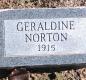 OK, Grove, Buzzard Cemetery, Norton, Geraldine Headstone