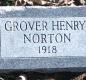OK, Grove, Buzzard Cemetery, Norton, Grover Henry Headstone