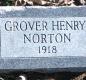 OK, Grove, Buzzard Cemetery, Norton, Grover Henry Headstone