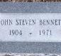 OK, Grove, Buzzard Cemetery, Bennett, John Steven Headstone