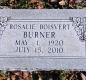 OK, Grove, Buzzard Cemetery, Burner, Rosalie Boisvert Headstone