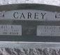 OK, Grove, Buzzard Cemetery, Carey, Sibyl B. & Elzie L. Headstone