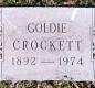 OK, Grove, Buzzard Cemetery, Crockett, Goldie Headstone