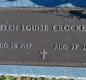 OK, Grove, Buzzard Cemetery, Crockett, Helen Louise Headstone