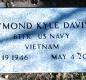 OK, Grove, Buzzard Cemetery, Davis, Raymond Kyle II Headstone