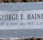 OK, Grove, Buzzard Cemetery, Haines, George T. Headstone