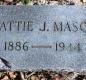 OK, Grove, Buzzard Cemetery, Mason, Mattie J. Headstone