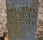 OK, Grove, Buzzard Cemetery, Maxwell, Bertha Headstone